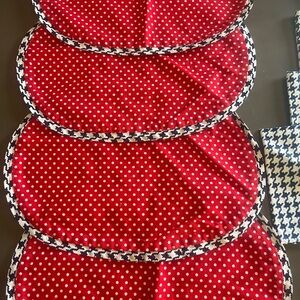 Vintage Table Setting Linen Dining Placemats